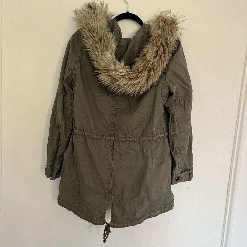 Gap Utility Jacket Coat With Removable Inner Lini… - image 3